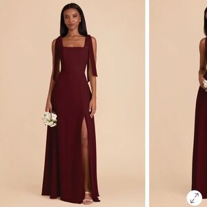 Alex convertible Dress - chiffon cabarnet